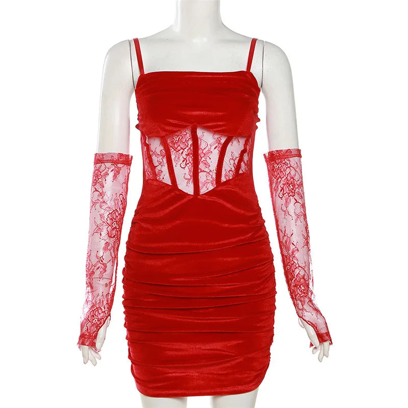 Bleeding Glamour Mini Dress