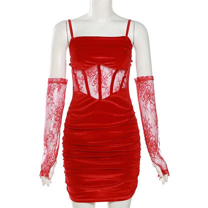 Bleeding Glamour Mini Dress