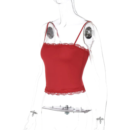 Caught In Love Crop Tank Top