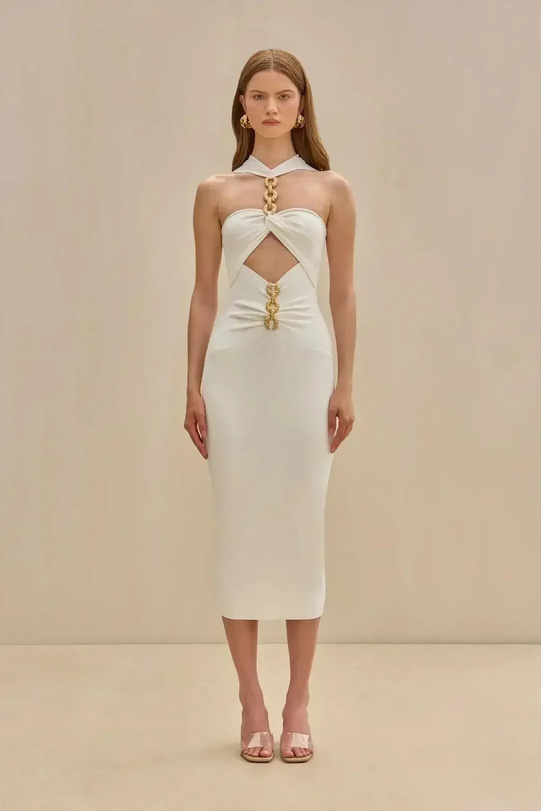Burning Inside Me Midi Dress
