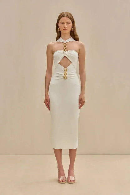 Burning Inside Me Midi Dress