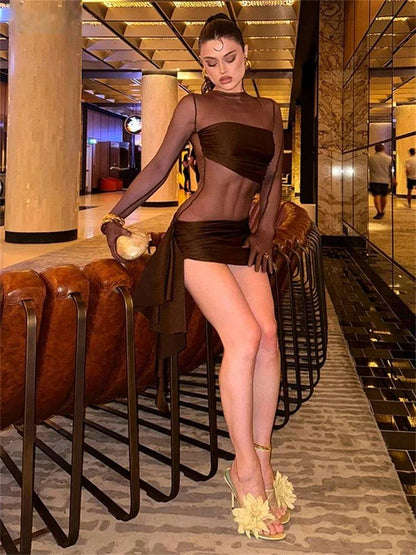 All Letting You Blow Mini Dress