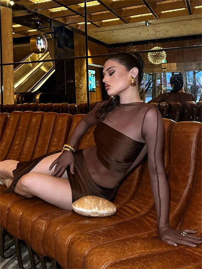 All Letting You Blow Mini Dress