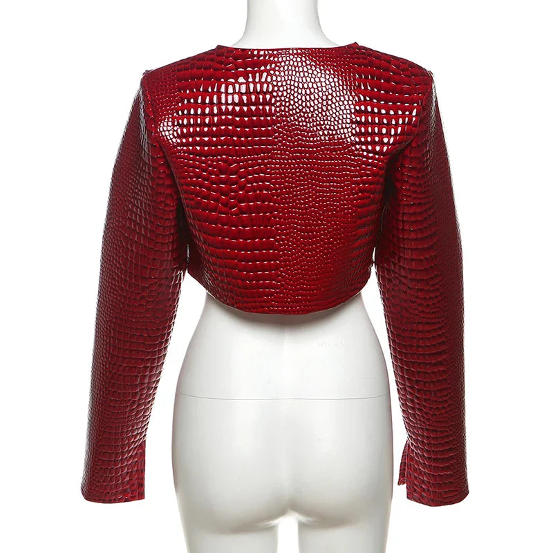 Standing In Flames Crop Jacket