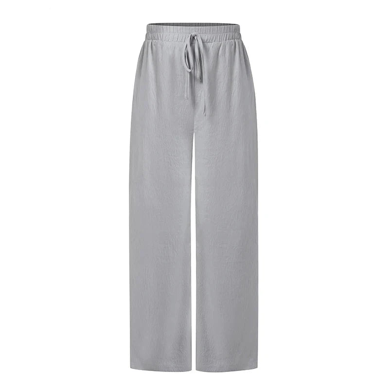 Chic Sleeveless Halter Pants Set