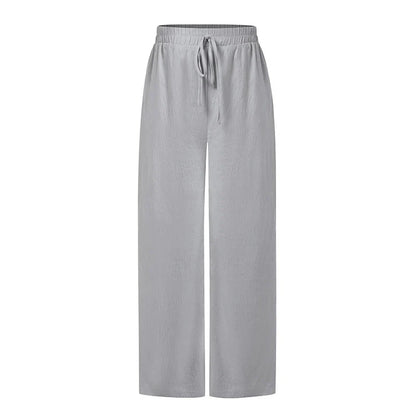 Chic Sleeveless Halter Pants Set