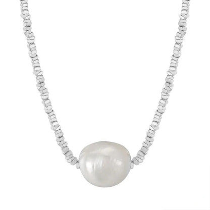Still Falling Up Pearl Necklace Set
