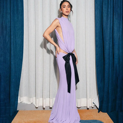 Subtle Fire Long Dress