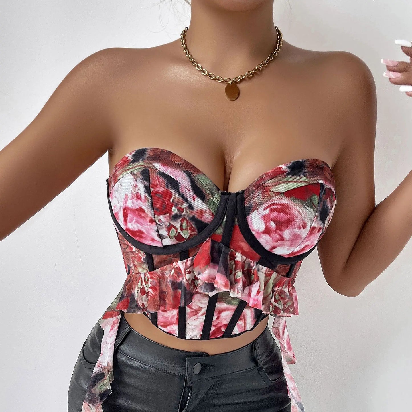 Elegance Like Frost Bustier