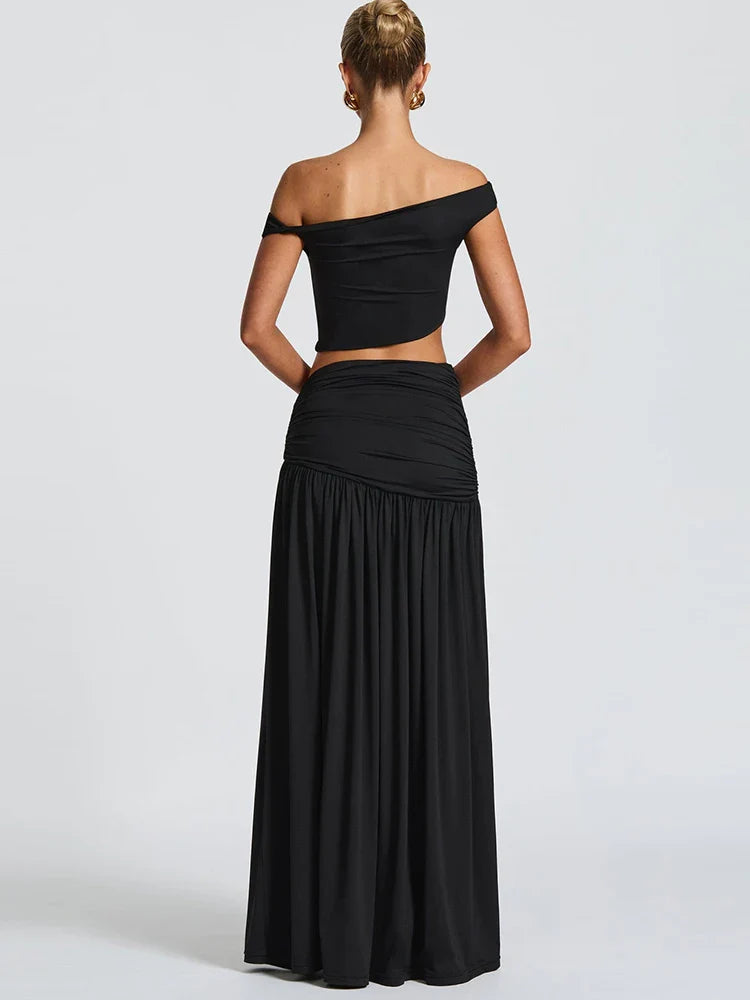 Crown On Repeat Skirt Set