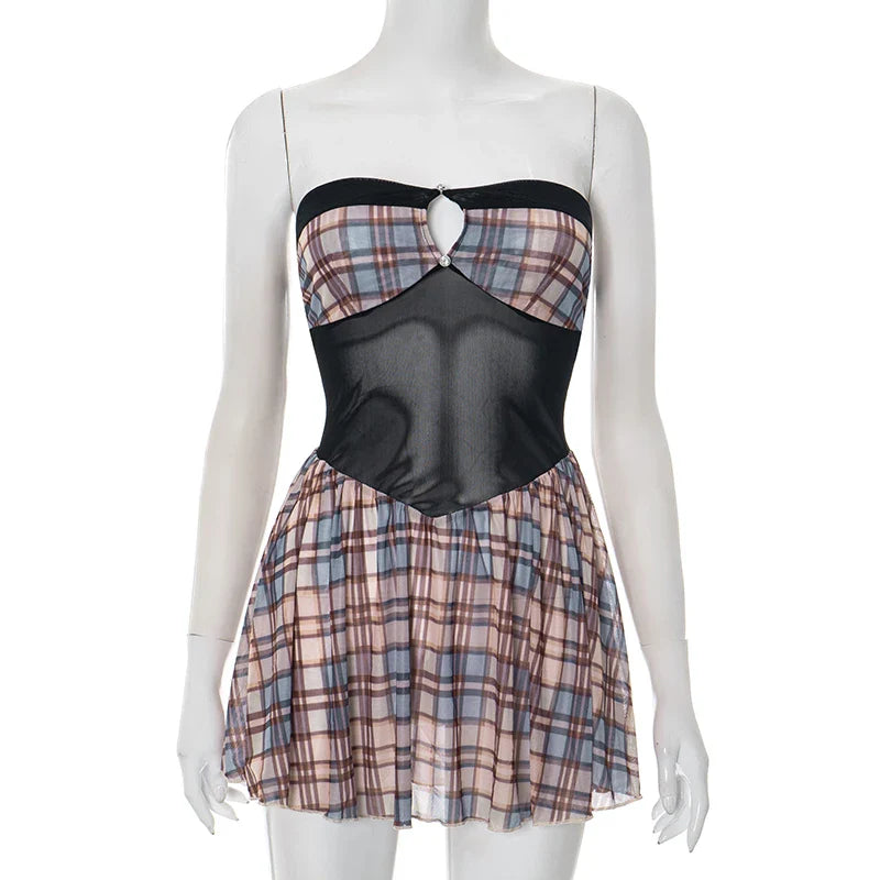 Still Rolling Style Mini Dress