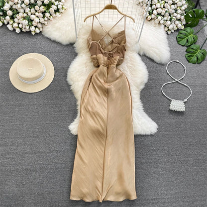 Midnight Sun Kiss Midi Dress
