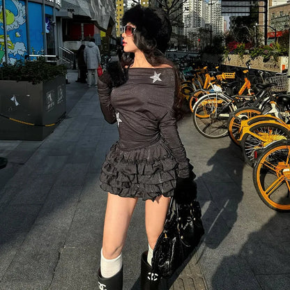 Love Is A War Skirt Set