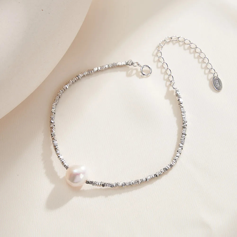 Still Falling Up Pearl Necklace Set