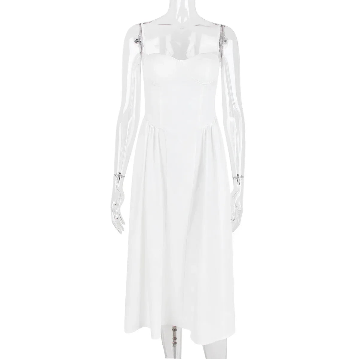 Featherlight Steps Midi Dress