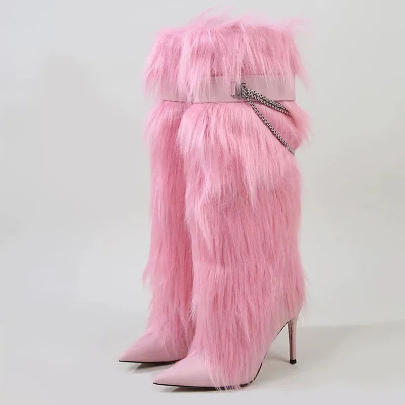 Loud Kiss Knee-High Boots