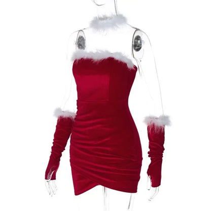 Merry Snowfall Mini Dress
