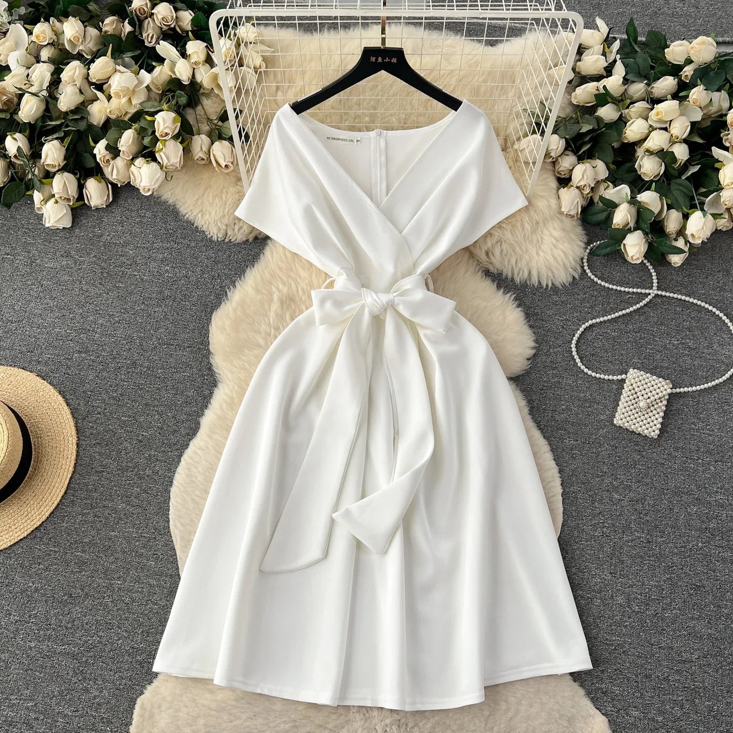 Velvet Moon Glow Midi Dress