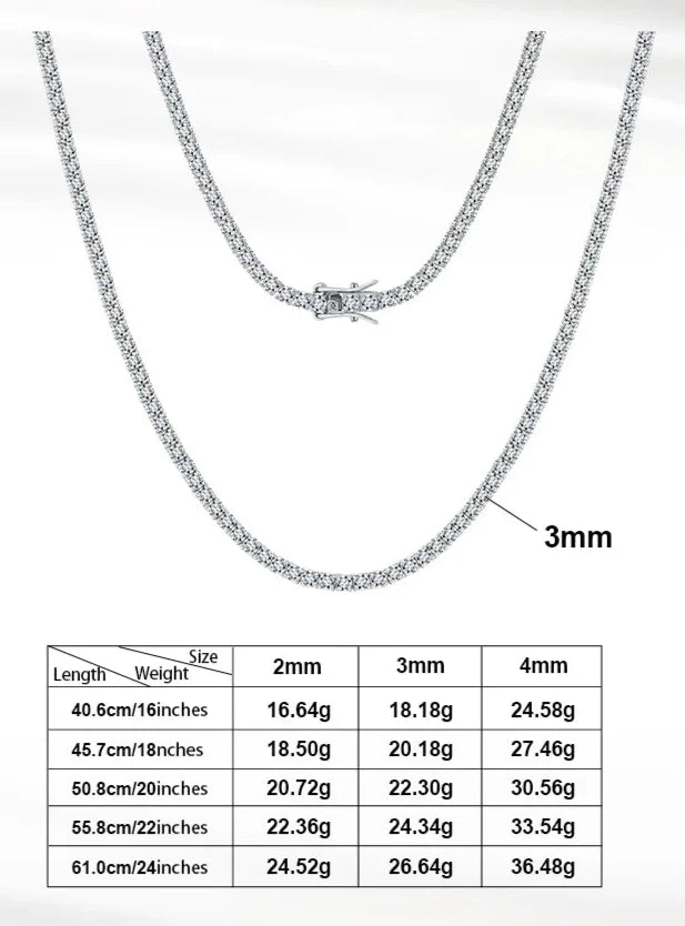 Boy You Got Me Tennis Necklace