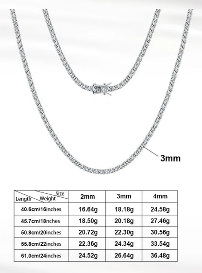 Boy You Got Me Tennis Necklace