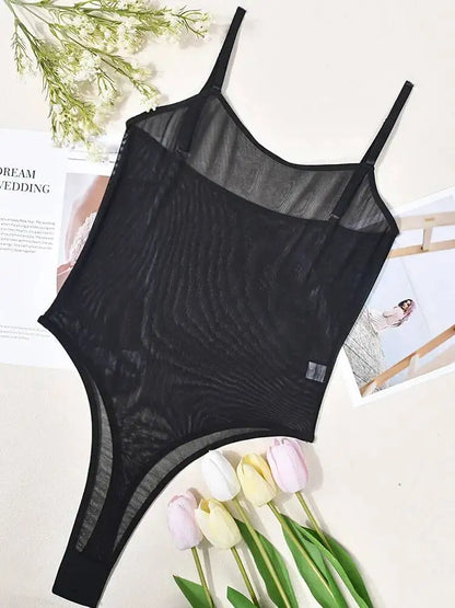 See-Through Tight-Fitting Teddies
