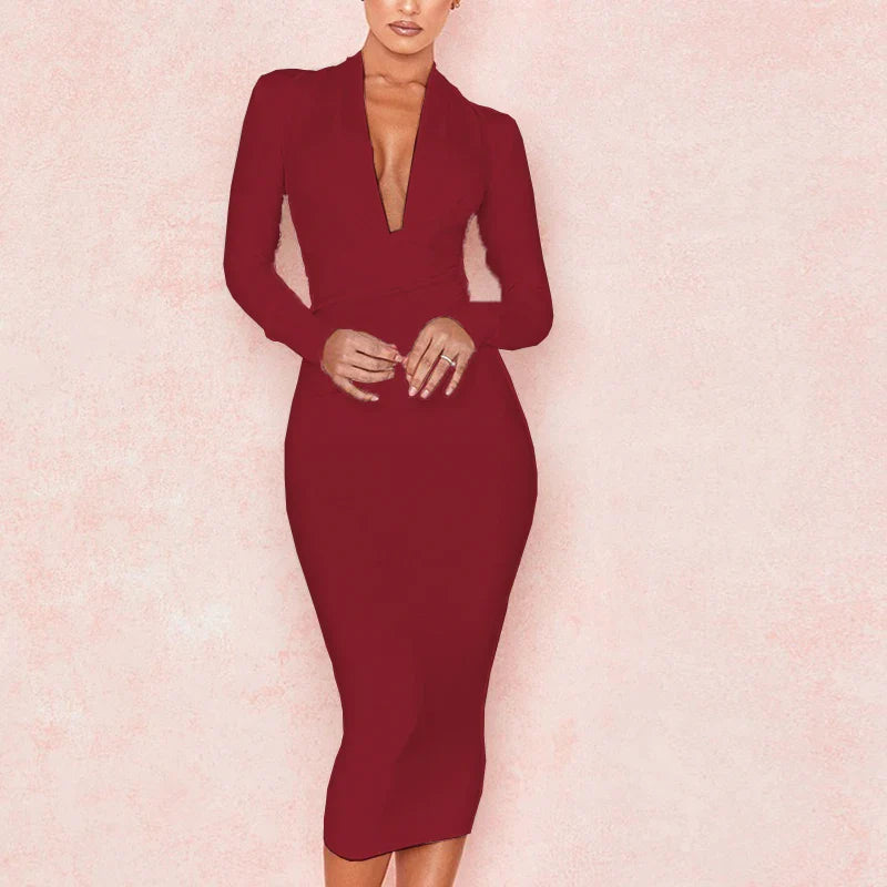 Keep On Pushin' Mama Midi Dress