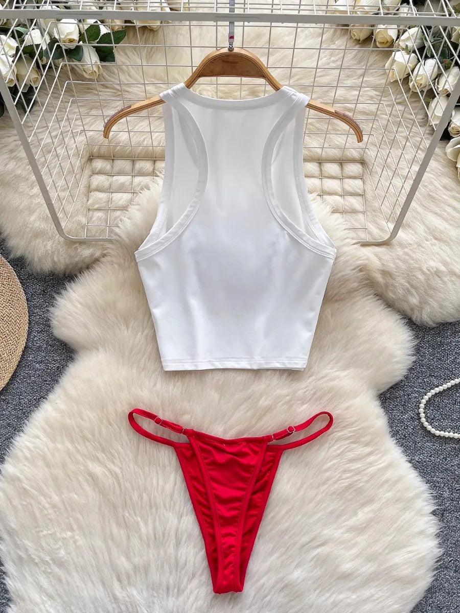 Red White Chilli Two Piece