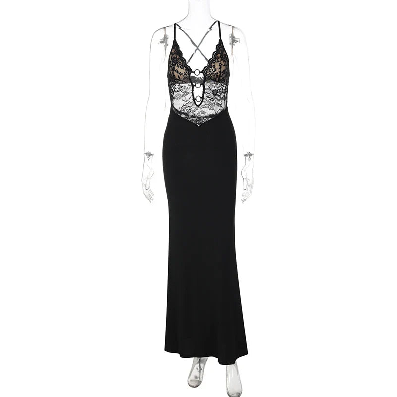 Black Lily Maxi Dress