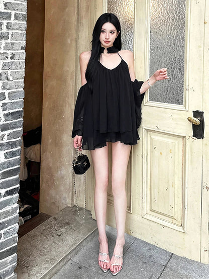 Bleeding Petal Mini Dress
