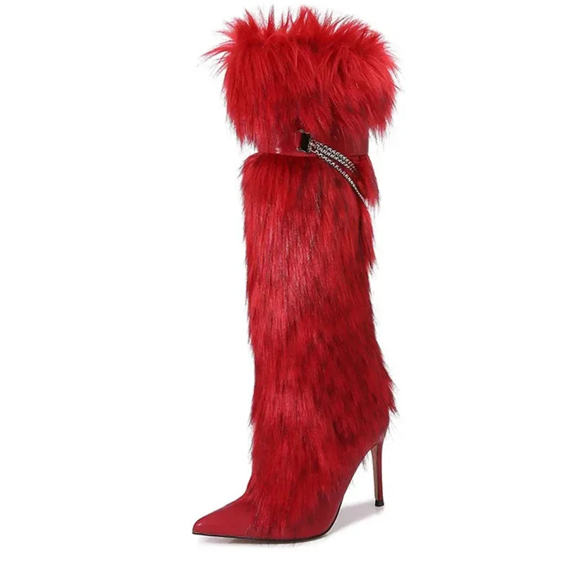 Loud Kiss Knee-High Boots