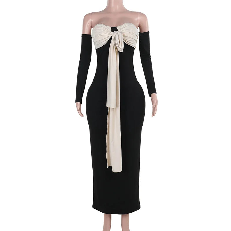 Quiet Screaming Inside Maxi Dress