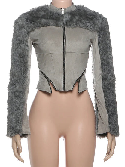 Smooth Dusk Crop Jacket