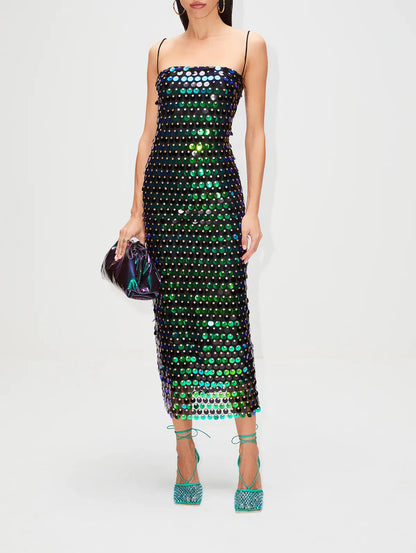 Glancing Back At Love Midi Dress