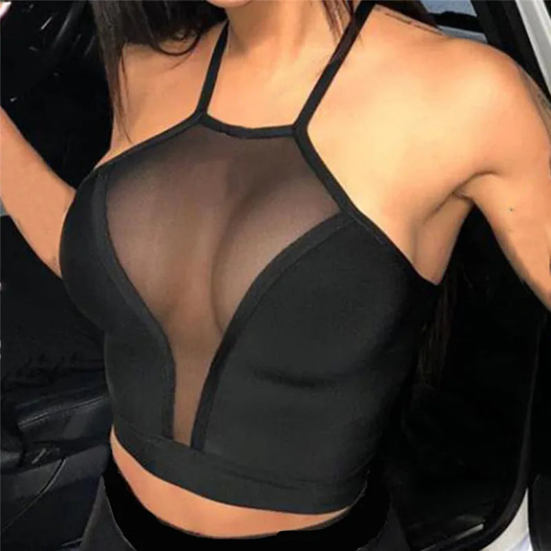 Dancing In The Blue Oceans Crop Top