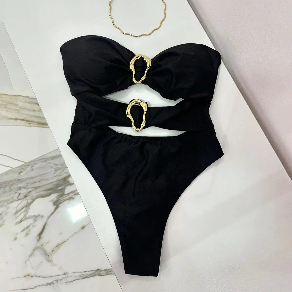 Light On Her Lips Monokini