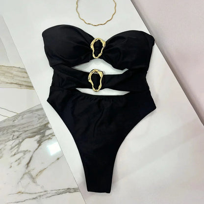 Light On Her Lips Monokini