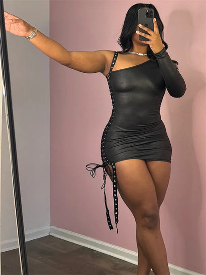 Last Call For Your Soul Mini Dress