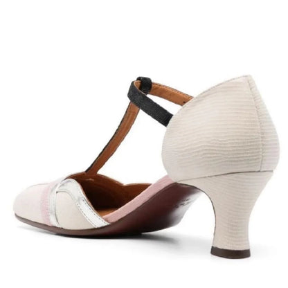 Retro Buckle Strap Pumps Shoes