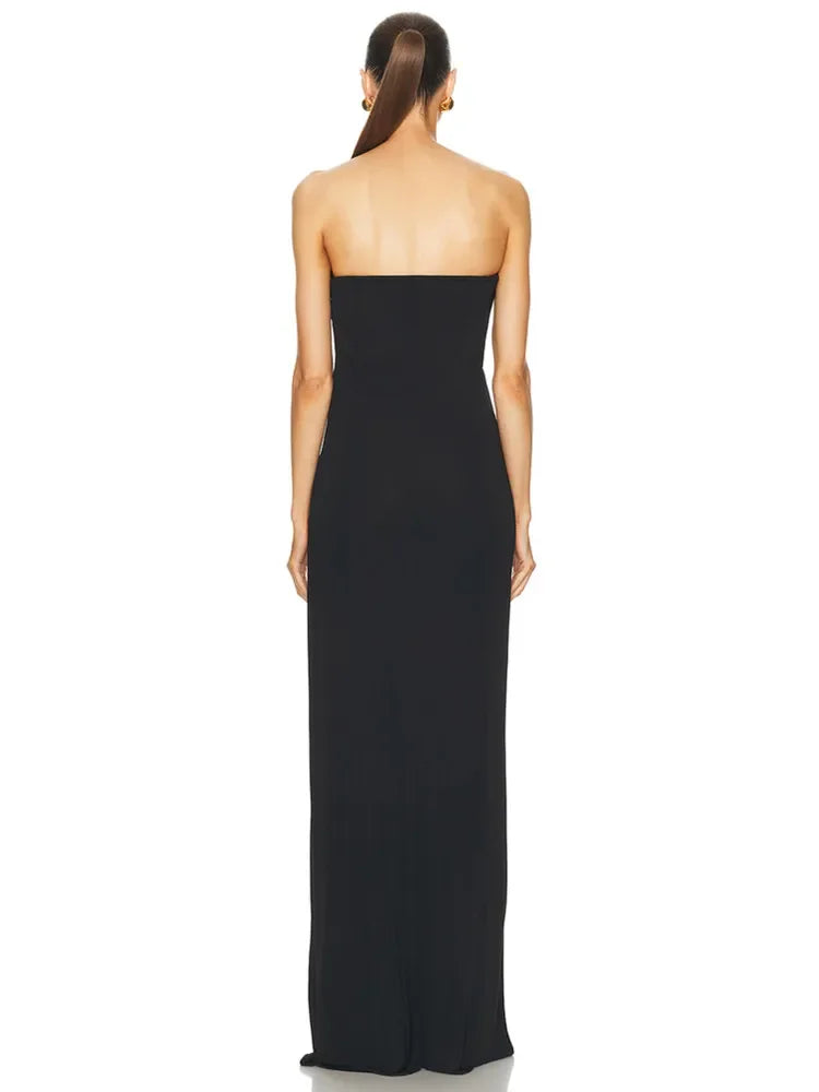 Shadowed Halo Long Dress