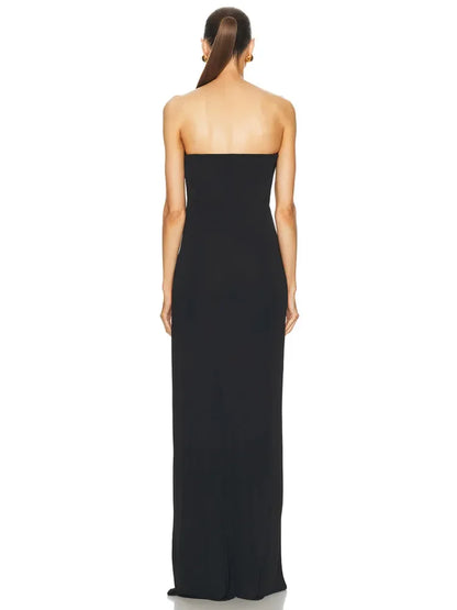Shadowed Halo Long Dress