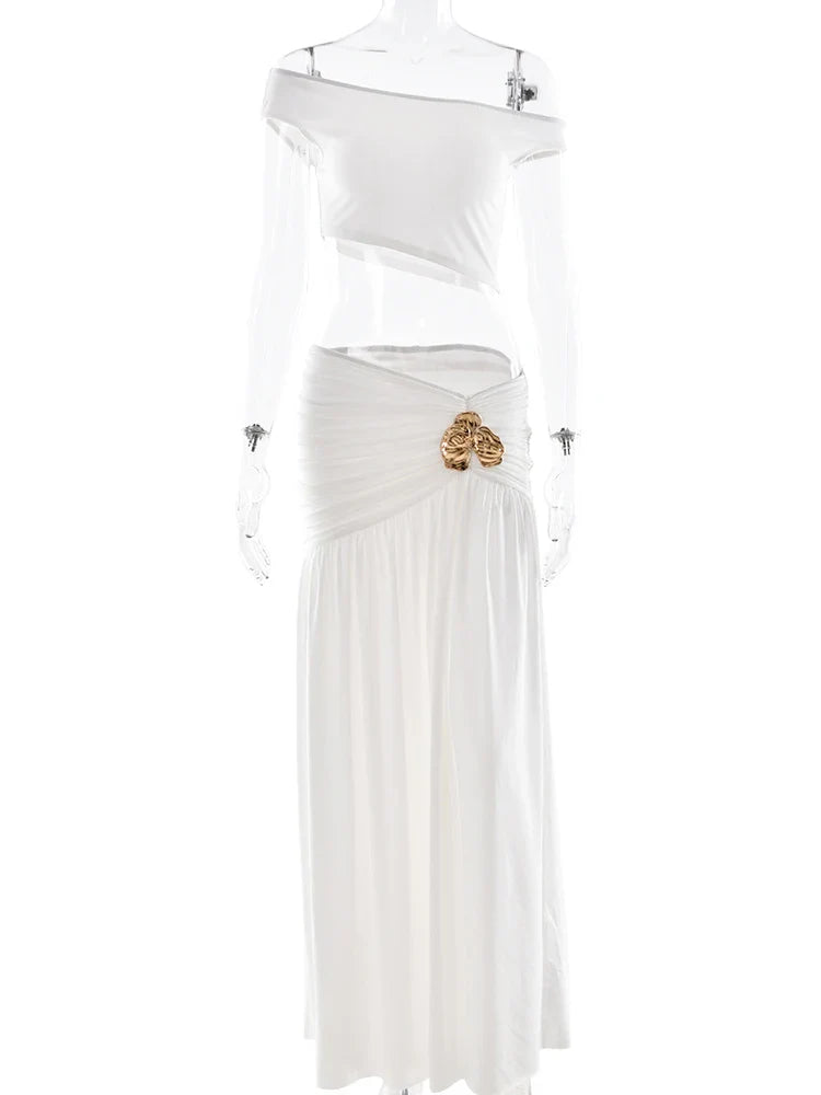 Crown On Repeat Skirt Set