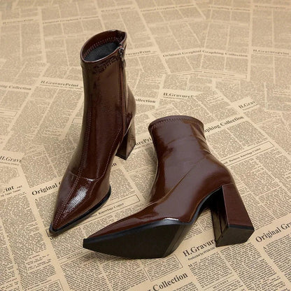 Fingertips In Waves Ankle Boots