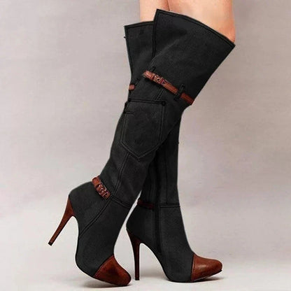 Here Comes the Sun Knee-High Boots