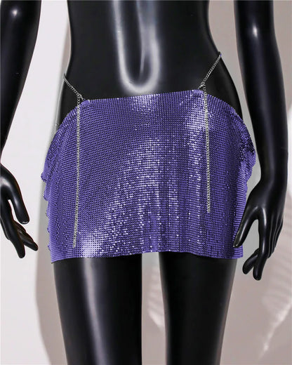 Silent Night Mini Skirt