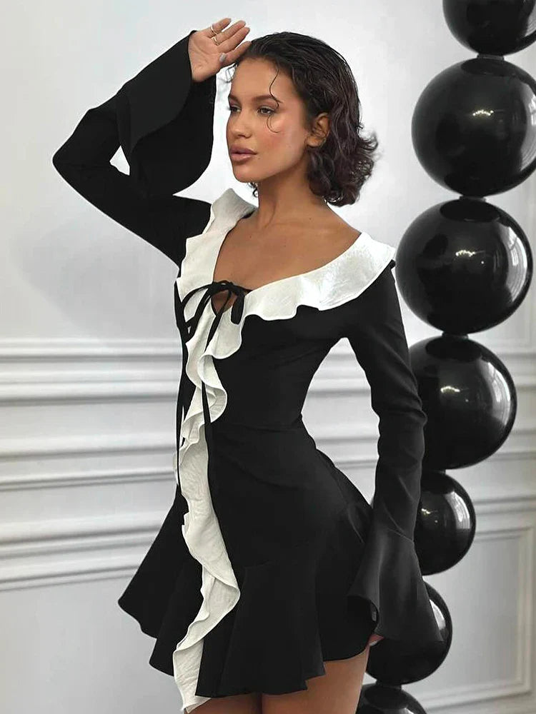 Parallel Hearts Mini Dress