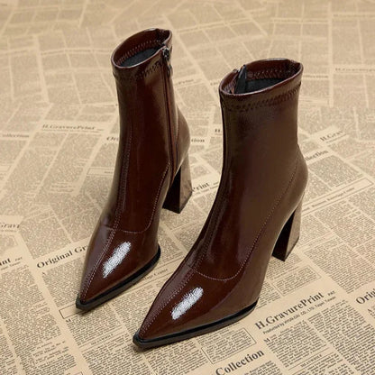 Fingertips In Waves Ankle Boots
