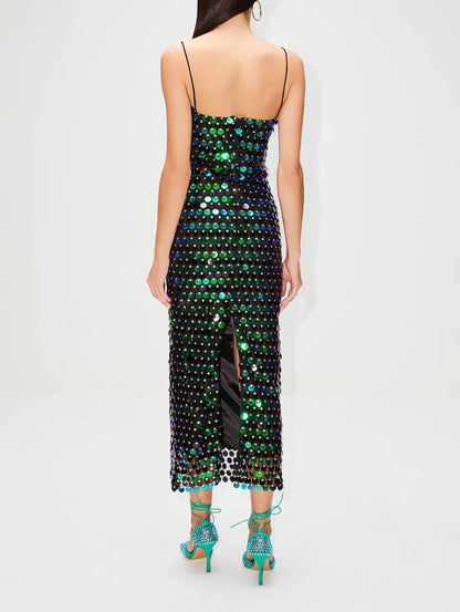 Glancing Back At Love Midi Dress