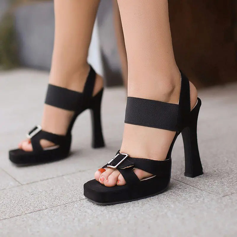 Sleeping Up The Street Pump Sandals