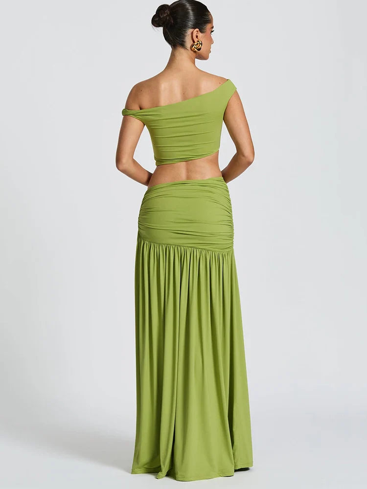 Crown On Repeat Skirt Set