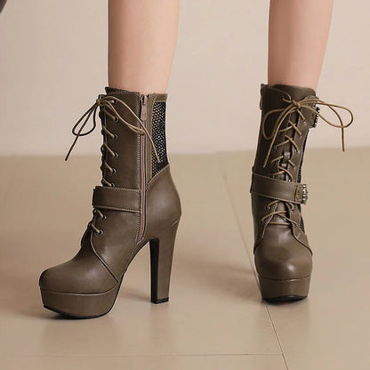 Glamour Tear Mid-Calf Boots